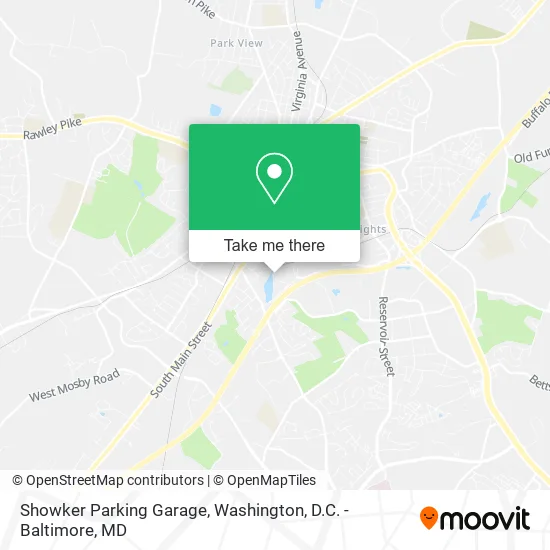 Showker Parking Garage map