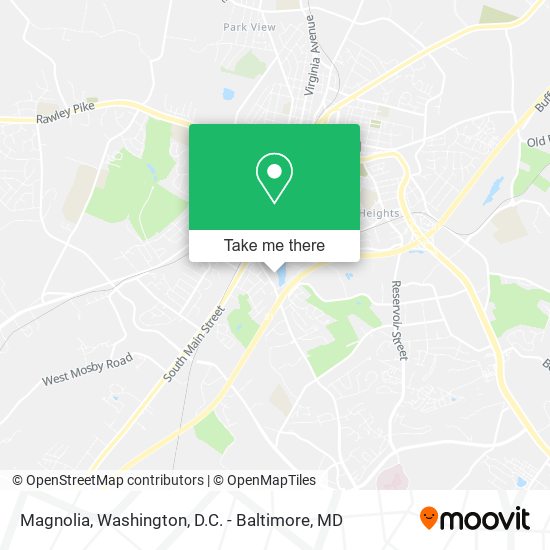 Mapa de Magnolia