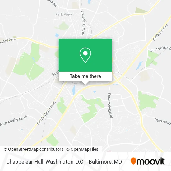 Chappelear Hall map