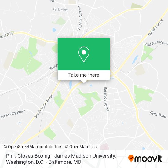 Mapa de Pink Gloves Boxing - James Madison University