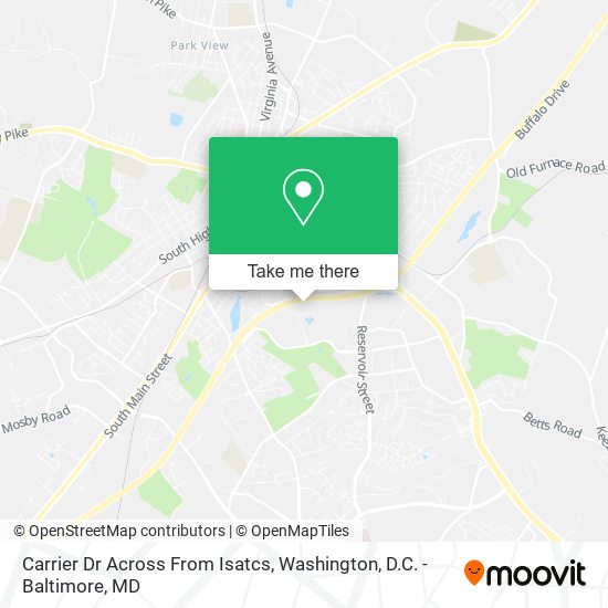 Mapa de Carrier Dr Across From Isatcs