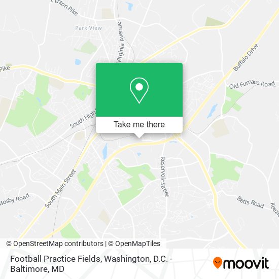 Football Practice Fields map