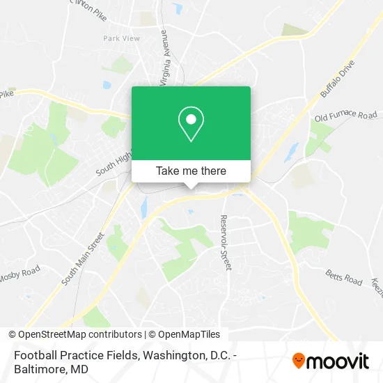 Football Practice Fields map