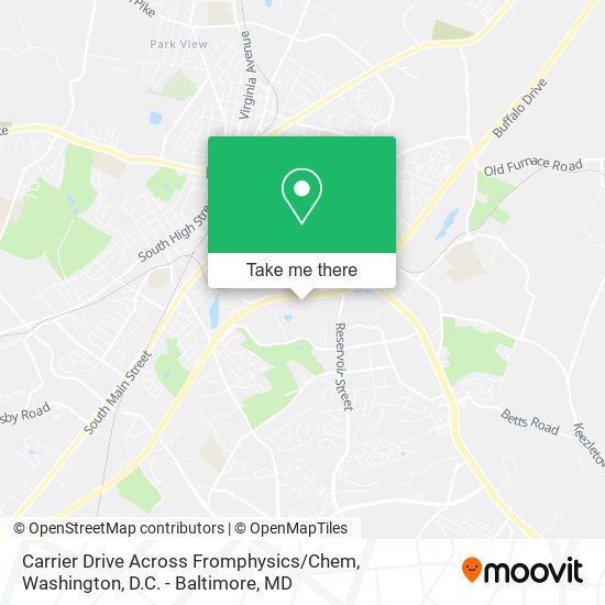 Carrier Drive Across Fromphysics / Chem map