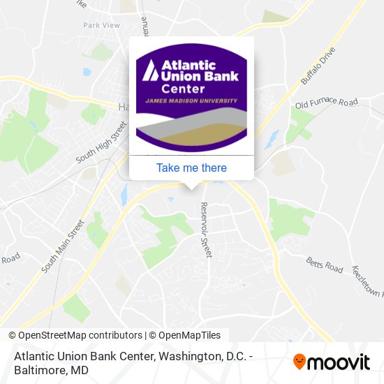 Atlantic Union Bank Center map