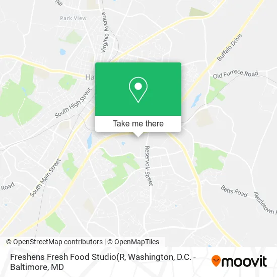 Freshens Fresh Food Studio map