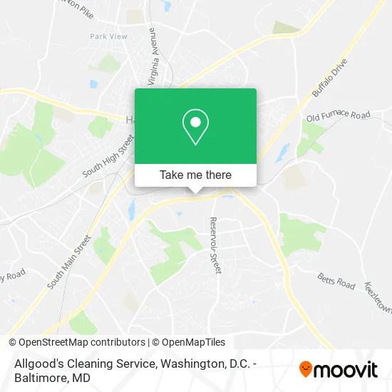 Allgood's Cleaning Service map