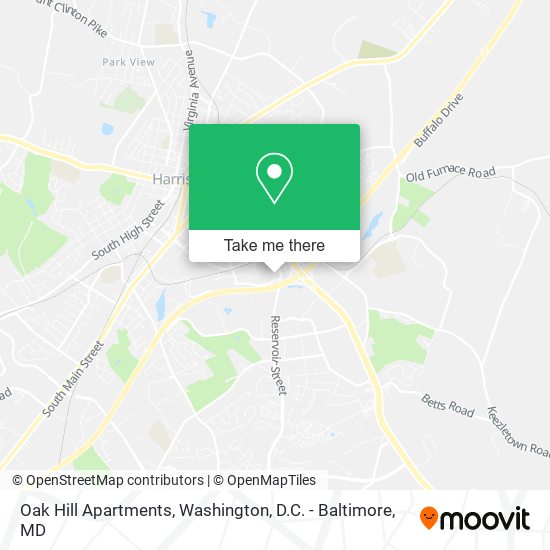 Mapa de Oak Hill Apartments