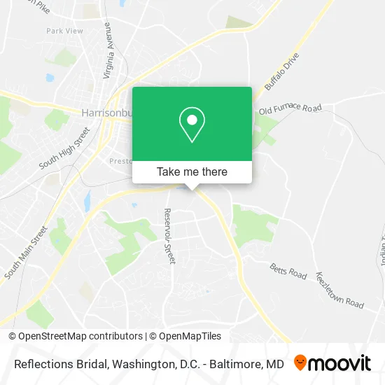 Reflections Bridal map