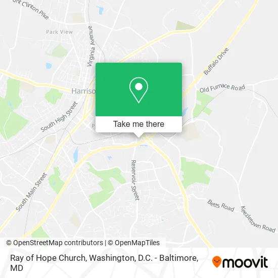 Ray of Hope Church map