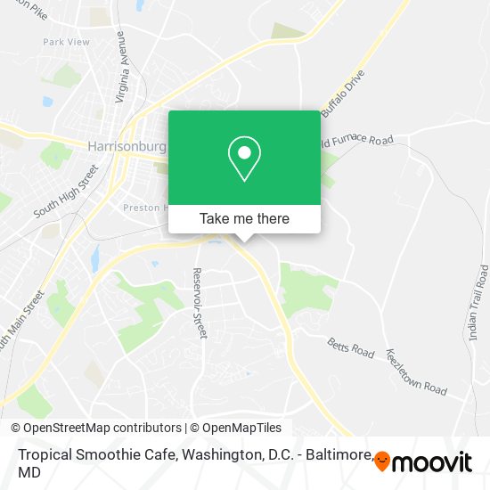 Mapa de Tropical Smoothie Cafe