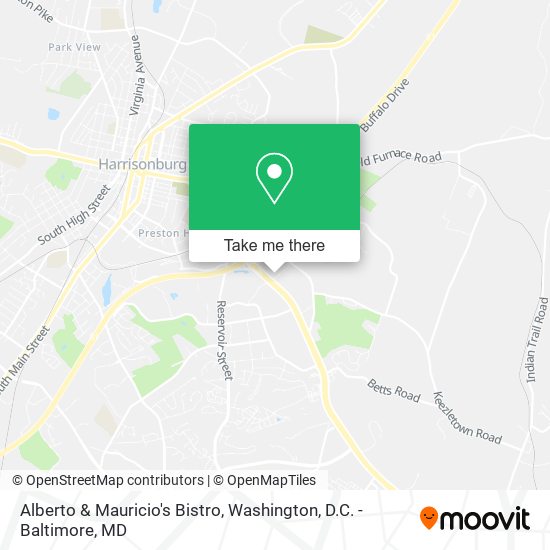 Mapa de Alberto & Mauricio's Bistro