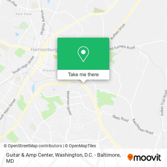 Guitar & Amp Center map