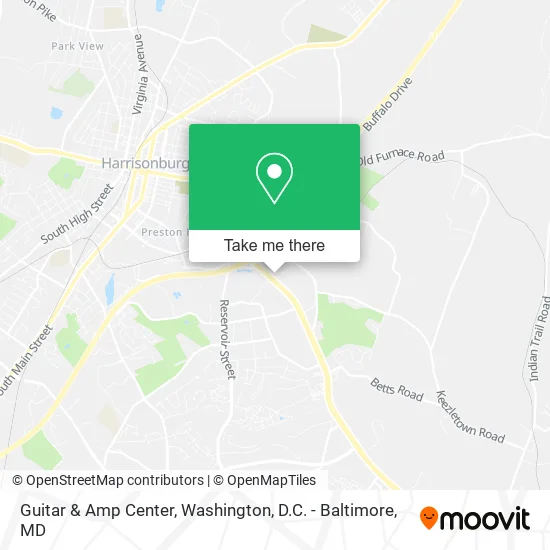 Guitar & Amp Center map