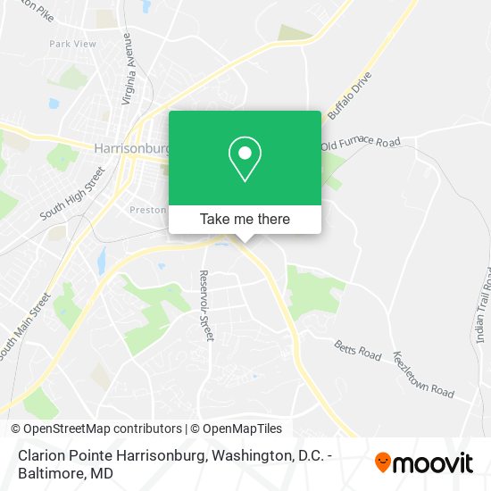 Mapa de Clarion Pointe Harrisonburg