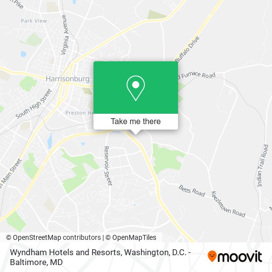 Wyndham Hotels and Resorts map