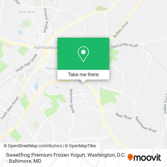 Mapa de Sweetfrog Premium Frozen Yogurt