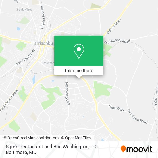 Mapa de Sipe's Restaurant and Bar