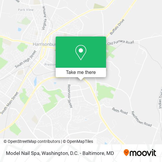 Model Nail Spa map