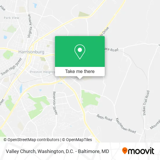 Valley Church map