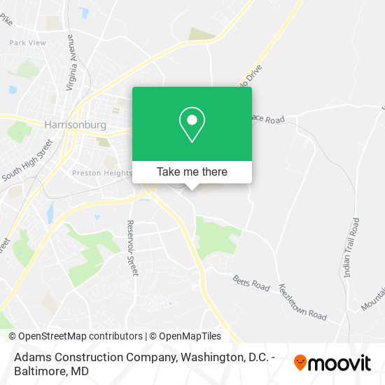 Mapa de Adams Construction Company