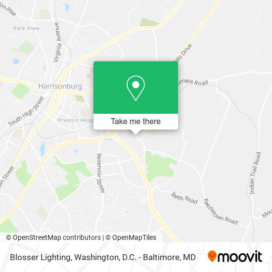 Blosser Lighting map