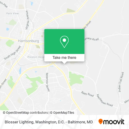 Blosser Lighting map