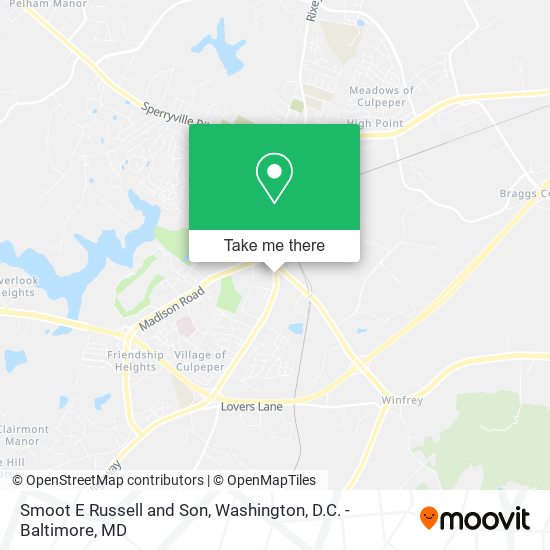 Smoot E Russell and Son map