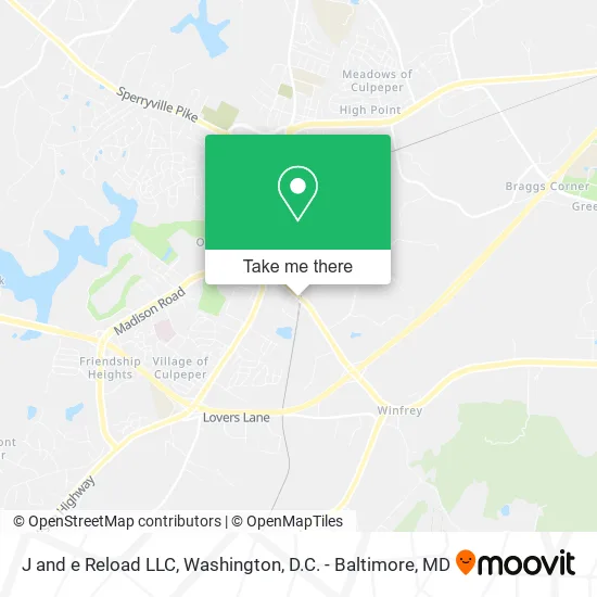 Mapa de J and e Reload LLC