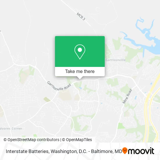 Interstate Batteries map