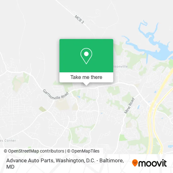Advance Auto Parts map