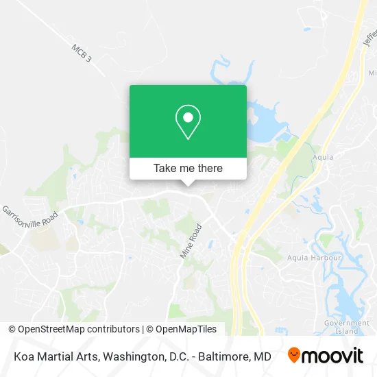 Mapa de Koa Martial Arts