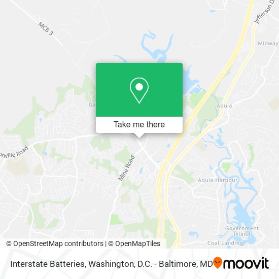 Interstate Batteries map