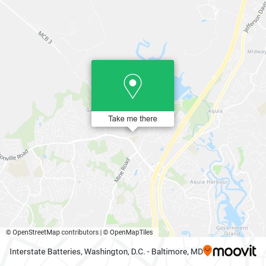 Interstate Batteries map
