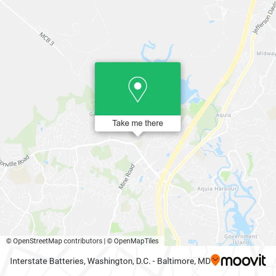 Interstate Batteries map