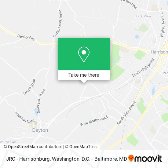 JRC - Harrisonburg map