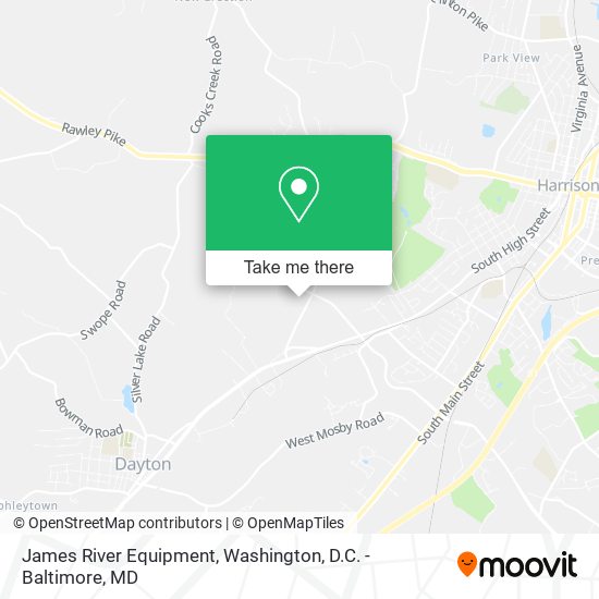 James River Equipment map