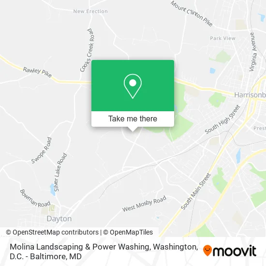 Molina Landscaping & Power Washing map