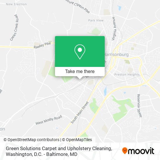 Mapa de Green Solutions Carpet and Upholstery Cleaning