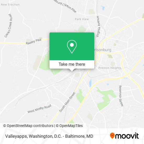 Valleyapps map