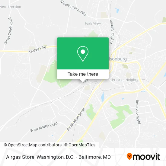 Airgas Store map