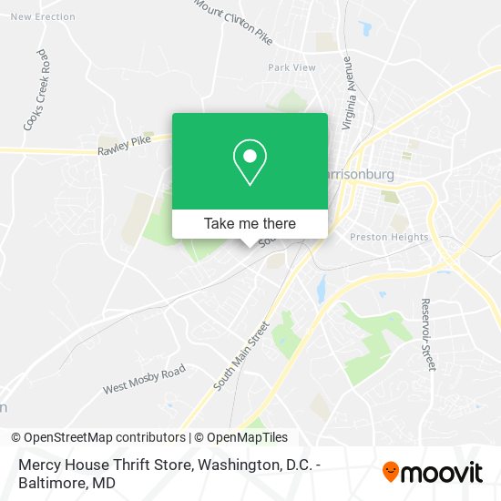 Mercy House Thrift Store map