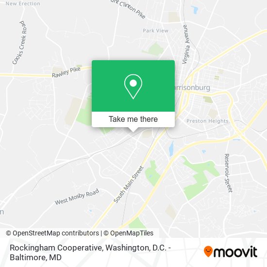 Mapa de Rockingham Cooperative