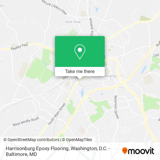 Mapa de Harrisonburg Epoxy Flooring