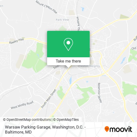 Mapa de Warsaw Parking Garage
