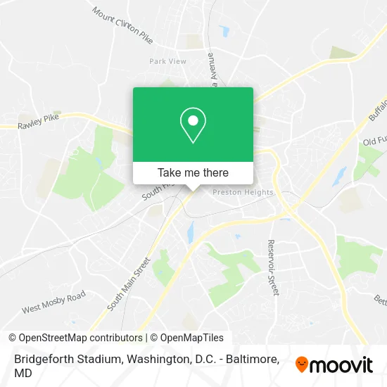 Mapa de Bridgeforth Stadium
