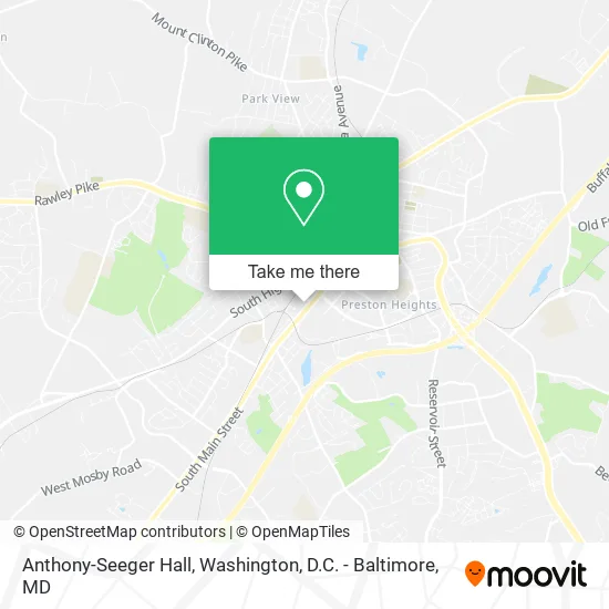 Mapa de Anthony-Seeger Hall