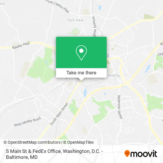 S Main St & FedEx Office map