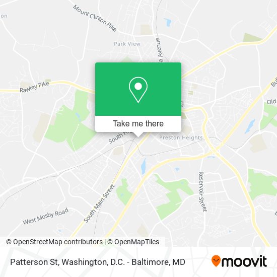Patterson St map