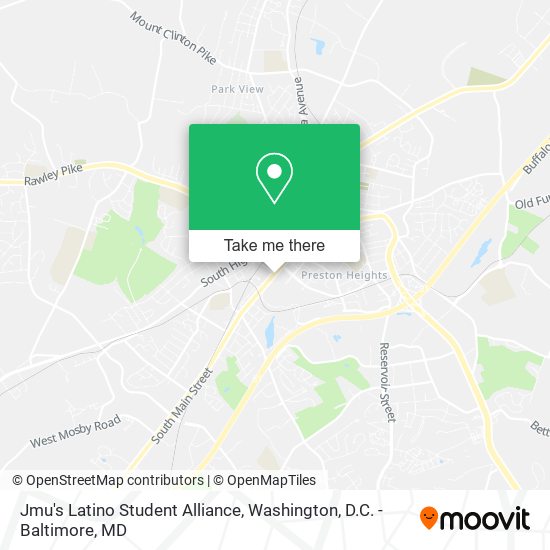 Mapa de Jmu's Latino Student Alliance